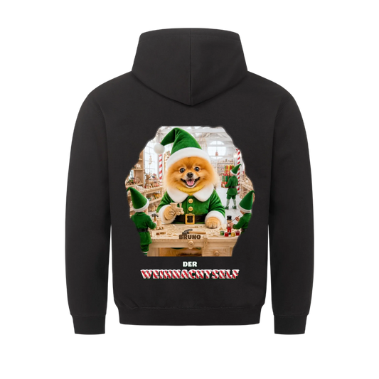 Der Weihnachtself - Dein Haustier als Elf - T-Shirt oder Hoodie