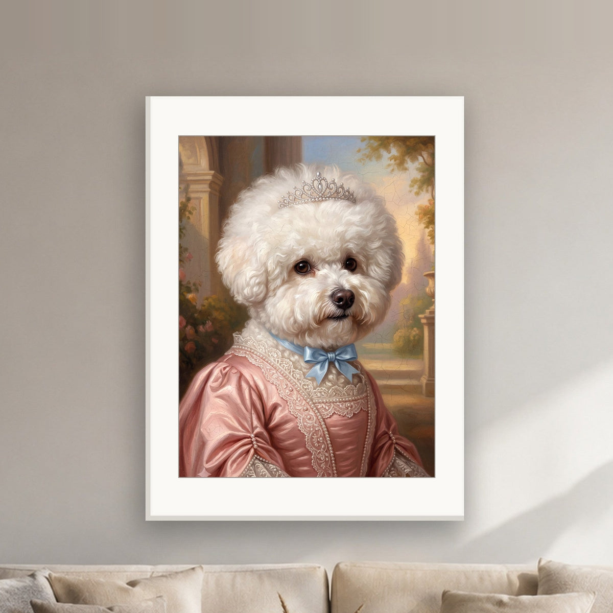 Poster und Leinwand Kartenbild Renaissance Prinzessin