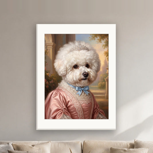 Poster und Leinwand Kartenbild Renaissance Prinzessin